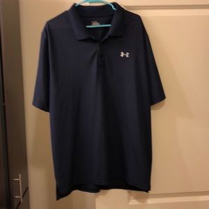 Under Armour Heat Gear Polo Blue